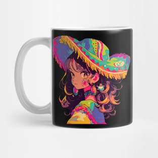 Cinco de mayo mexican anime girls Mug